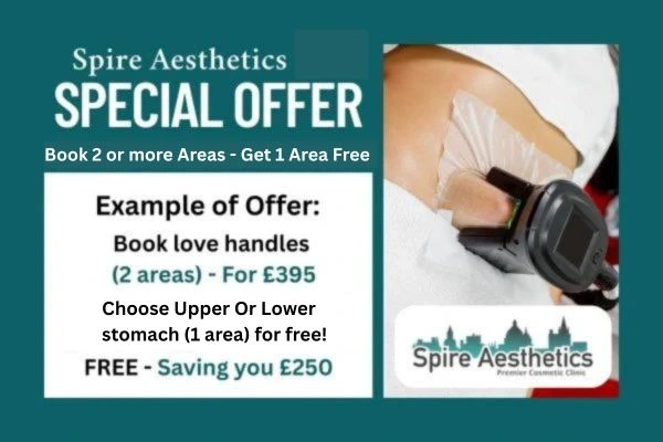 Fat Freezing Promotion Burton upon Trent from Spire Aesthetics - Book Today!