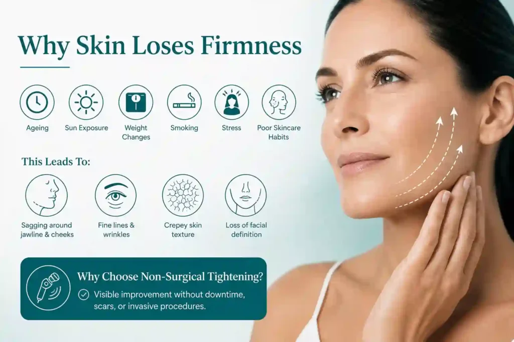What Makes Skin Lose Firmness and Why Do People Seek Non-Surgical Tightening Burton upon Trent?